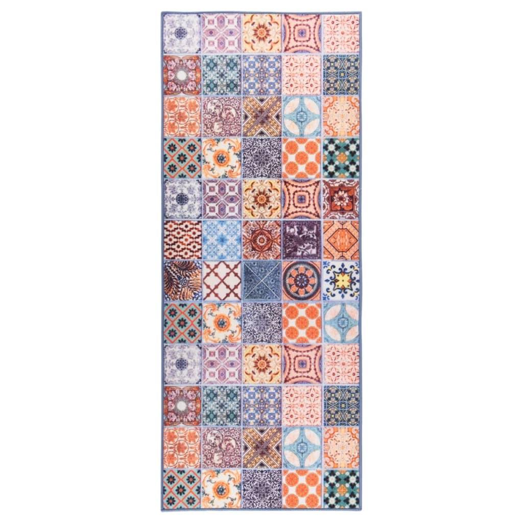 Tæppeløber 80x200 cm mosaikmønster