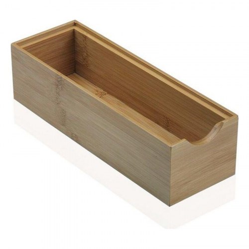 Opbevaringsboks bambus Versa - Small (7,8 × 6,4 × 23 cm)