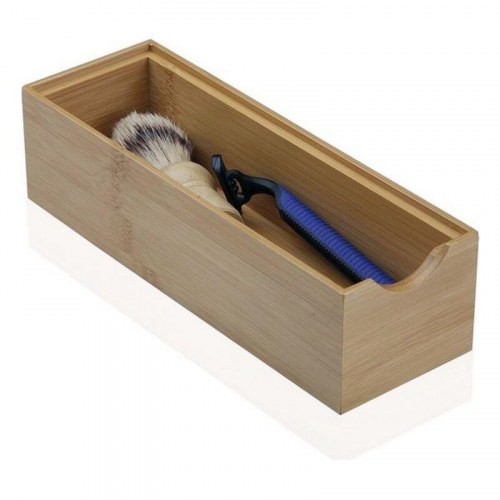 Opbevaringsboks bambus Versa - Small (7,8 × 6,4 × 23 cm)