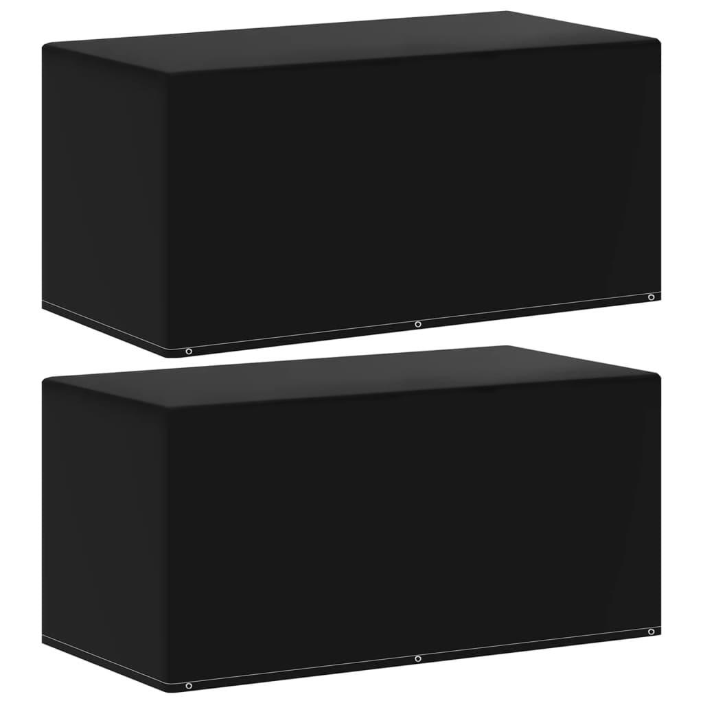 Møbelovertræk 4 Pers. Polyrattansæt 8 Huller 113X113 Cm - 2 / 160 x 80 x 75 cm