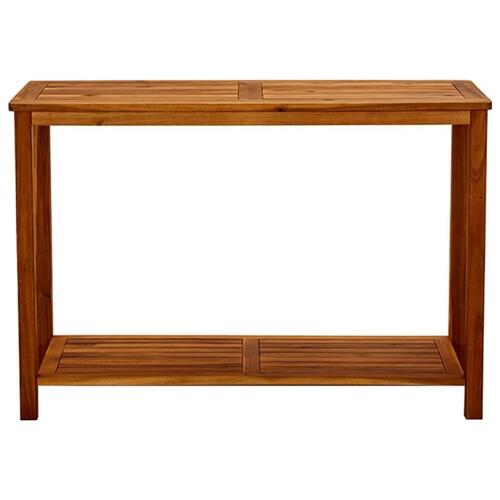 Konsolbord til haven 110x40x75 cm massivt akacietræ