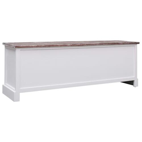 Entrébænk 115x30x40 cm træ brun