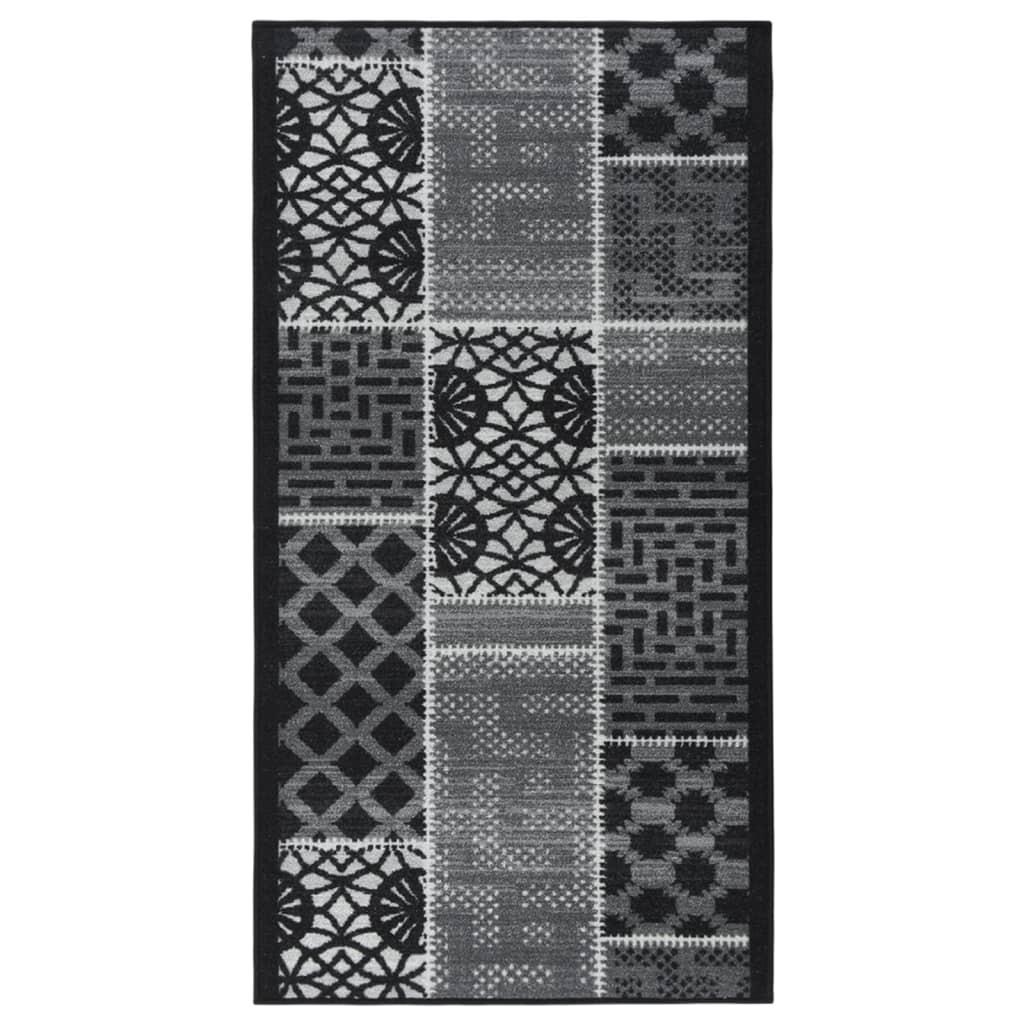 Tæppeløber 80x200 cm sort