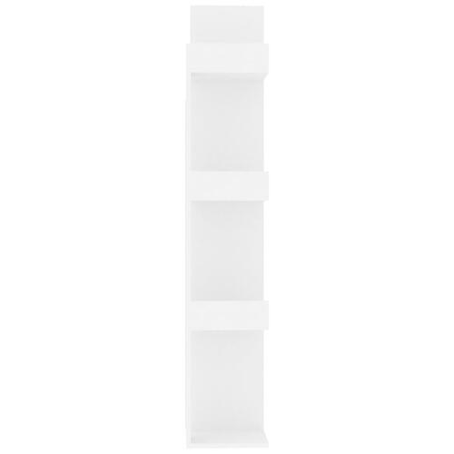 Bogskab 48x25,5x140 cm spånplade hvid