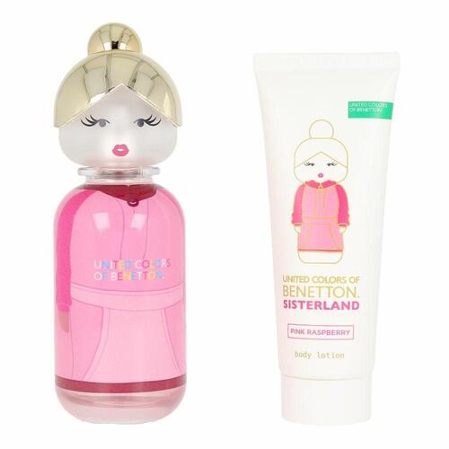 Parfume sæt til kvinder Benetton Sisterland Pink Raspberry (2 stk)