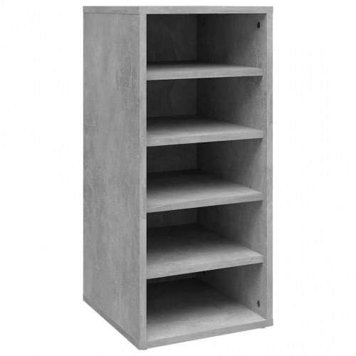 Skoreol 31,5×35×70 cm i konstrueret træ - betongrå