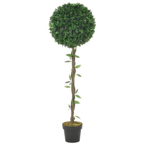 Kunstig laurbærplante med potte 130 cm grøn