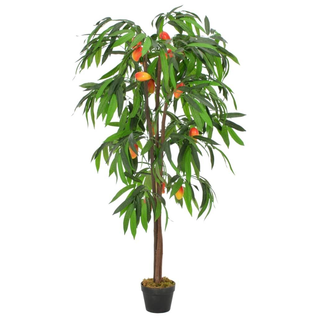 Kunstig plante mangotræ med krukke 150 cm grøn