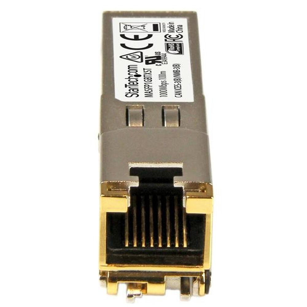 StarTech.com MASFP1GBTXST Cisco Meraki MA-SFP-1GB-TX Compatible SFP Module - 1000BASE-T - SFP to RJ45 Cat6/Cat5e - 10/100/1000 Mbps - RJ-45 100m - Cisco Meraki MS225 MX400 MS250