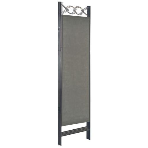 5-panels rumdeler 200 x 180 cm antracitgrå