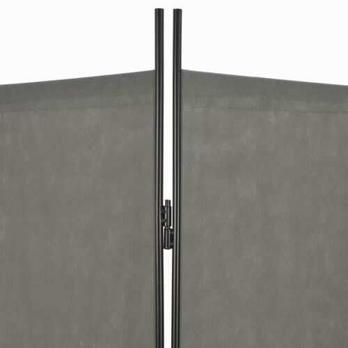 5-panels rumdeler 200 x 180 cm antracitgrå