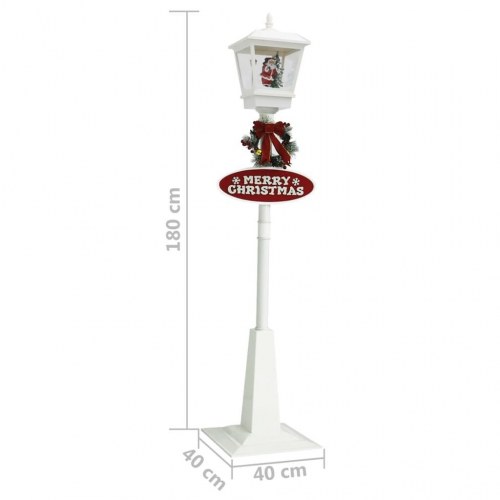 Julegadelampe med julemand 180 cm LED-lys