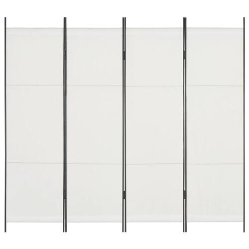 4-panels rumdeler 200 x 180 cm hvid