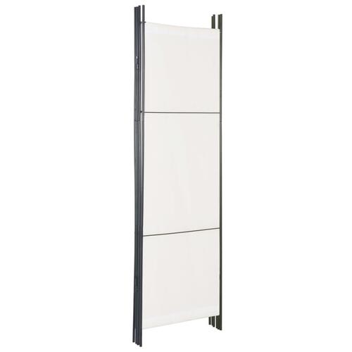 4-panels rumdeler 200 x 180 cm hvid