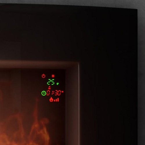 Warm 2200 Curved Flames elektrisk vægpejs 1000-2000 W