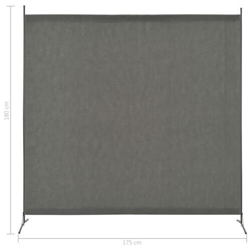 1-panels rumdeler 175 x 180 cm antracitgrå