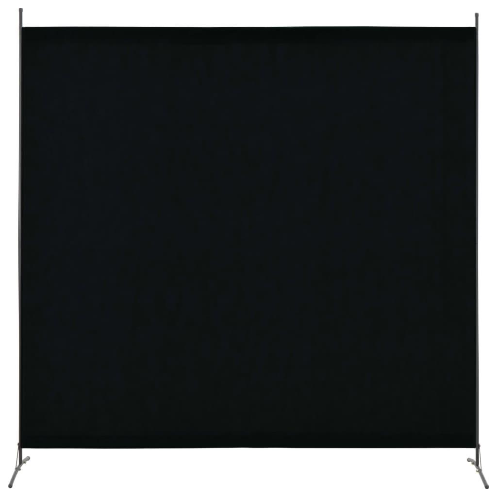 1-panels rumdeler 175 x 180 cm sort