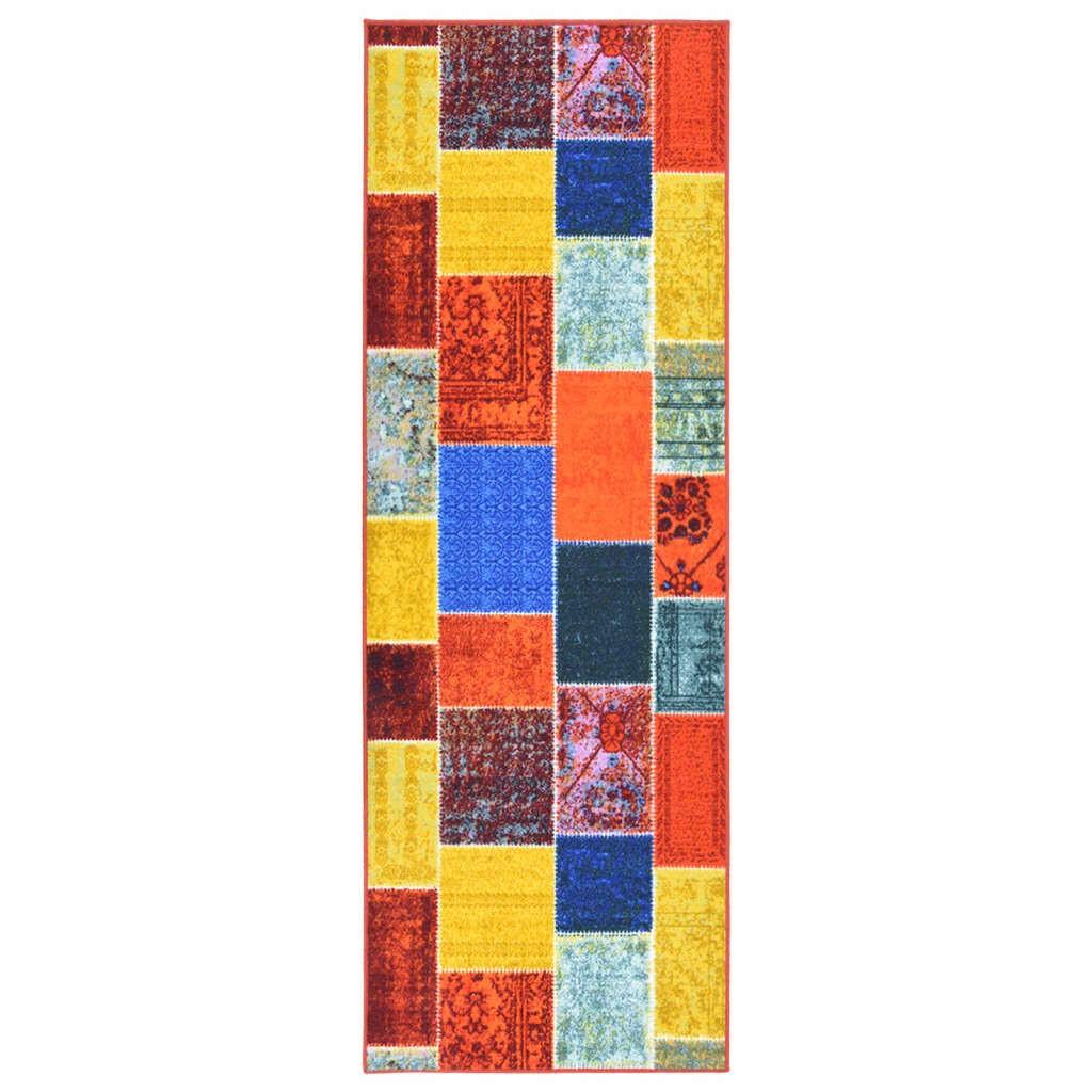 Tæppeløber 80x300 cm flerfarvet