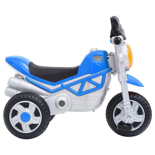 Trehjulet børnecykel blå