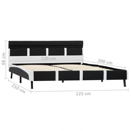 Sengestel med LED 120 x 200 cm