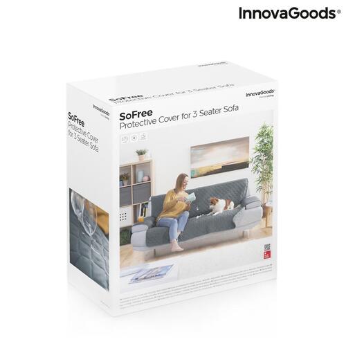 Vendbar beskyttende dække til 3-personers sofa SoFree InnovaGoods