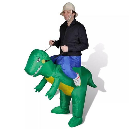Oppusteligt dinosaur-kostume