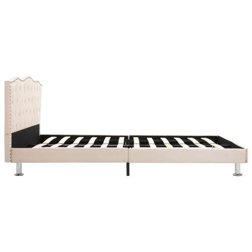 Sengestel 120 x 200 cm stof beige