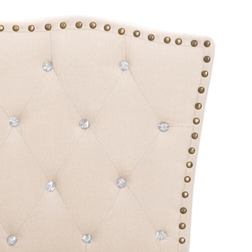 Sengestel 120 x 200 cm stof beige