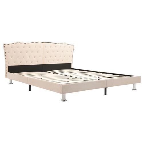 Sengestel 180 x 200 cm stof beige