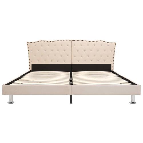 Sengestel 180 x 200 cm stof beige