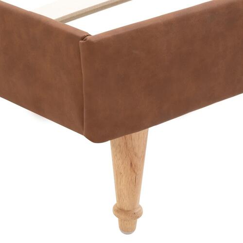 Sengestel 180 x 200 cm stof brun