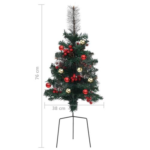 Kunstige juletræer 2 stk. 76 cm PVC