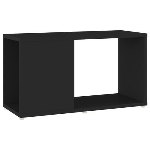 Tv-bord 60x24x32 cm konstrueret træ sort