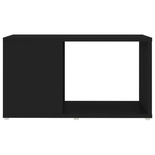 Tv-bord 60x24x32 cm konstrueret træ sort