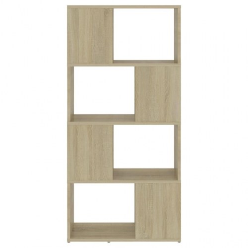 Bogreol/rumdeler 60×24×124,5 cm i konstrueret træ - sonoma-eg