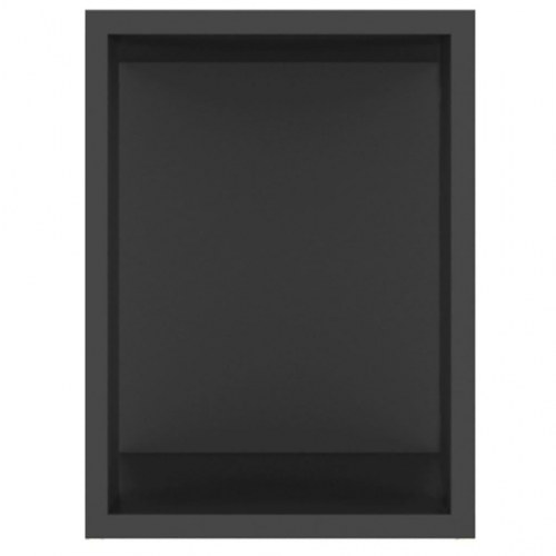 Tv-bord 80x24x32 cm konstrueret træ sort