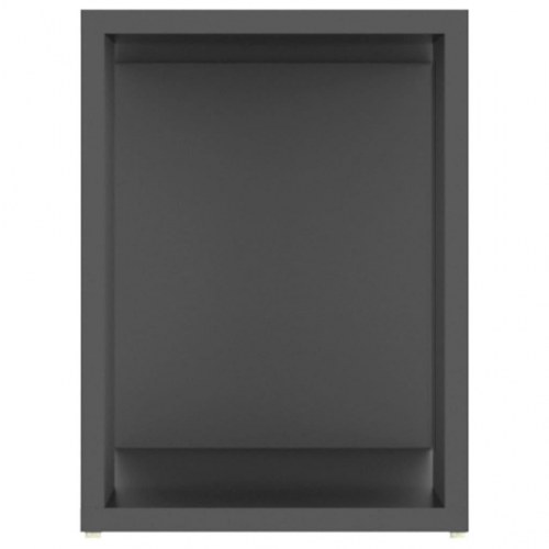 Tv-bord 80x24x32 cm konstrueret træ grå