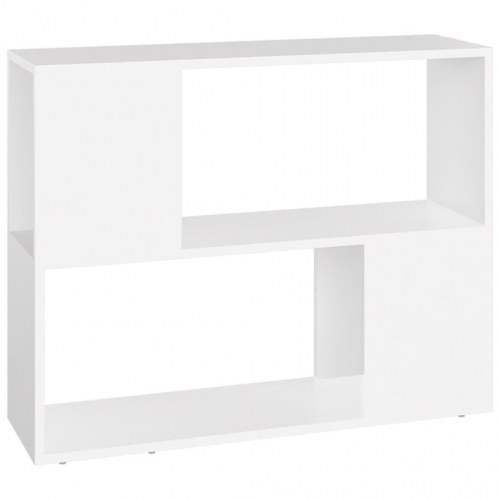 TV-bord 80 x 24 x 63 cm i konstrueret træ - hvid