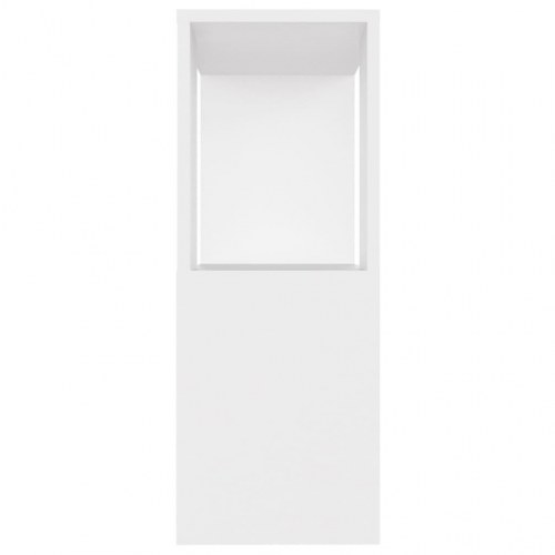 TV-bord 80 x 24 x 63 cm i konstrueret træ - hvid