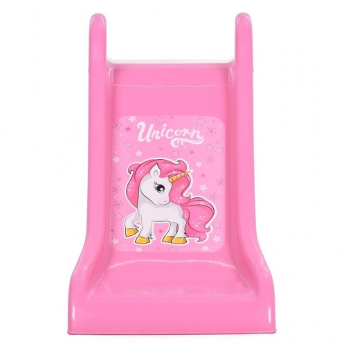 Rutsjebane til børn 111 cm foldbar pink