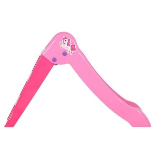 Rutsjebane til børn 111 cm foldbar pink