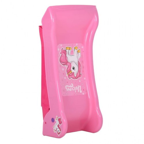 Rutsjebane til børn 111 cm foldbar pink
