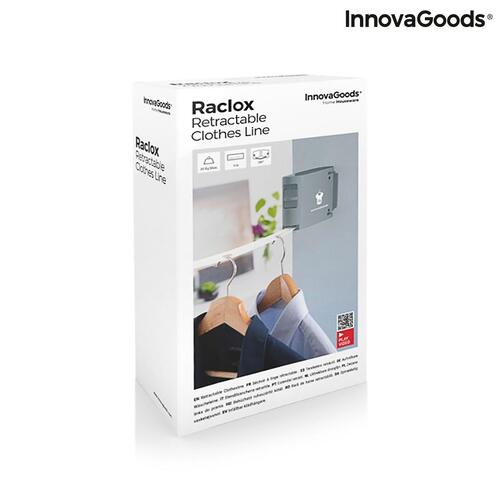 Indtrækkelig tørresnor Raclox InnovaGoods