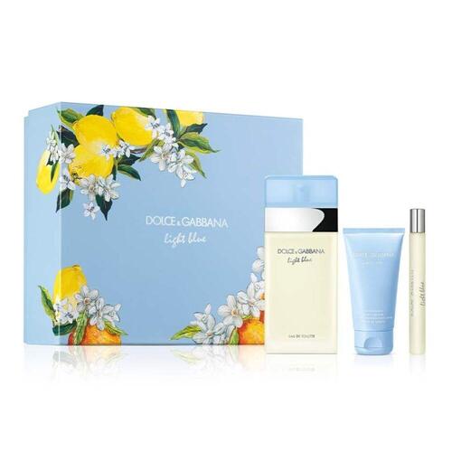 Parfume sæt til kvinder Dolce & Gabbana Light Blue (3 stk)