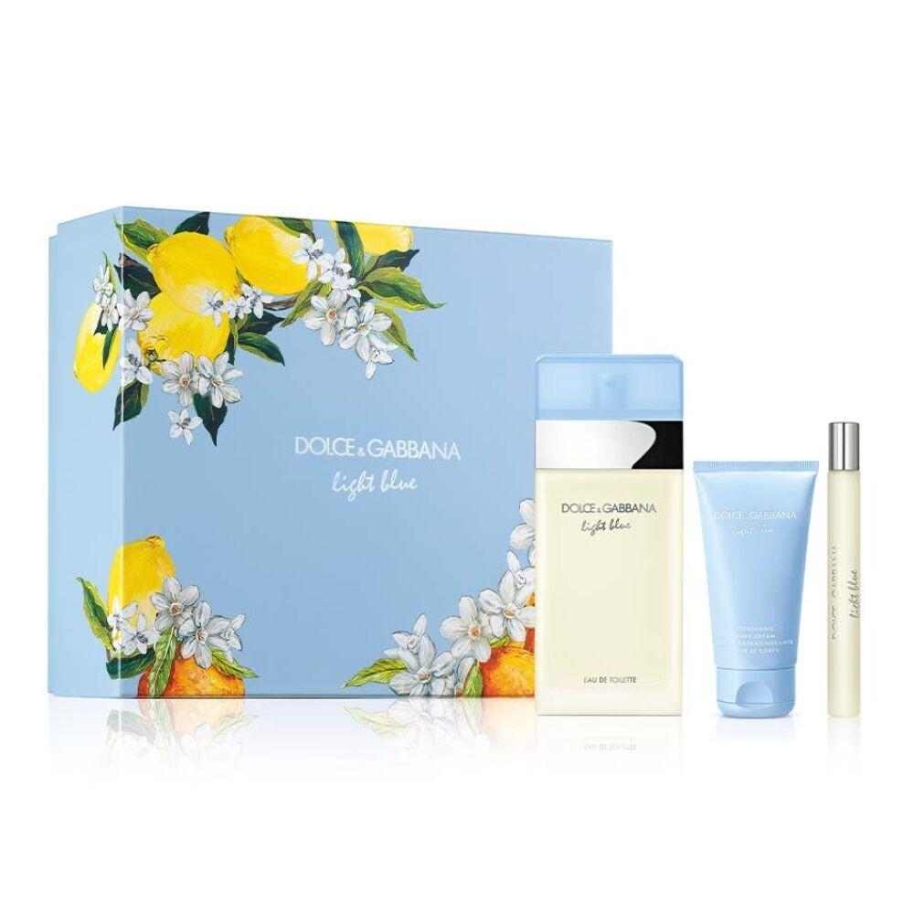 Parfume sæt til kvinder Dolce & Gabbana Light Blue (3 stk)