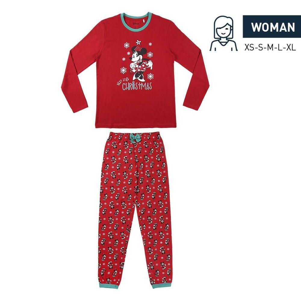 Nattøj Mickey Mouse Dame Rød L