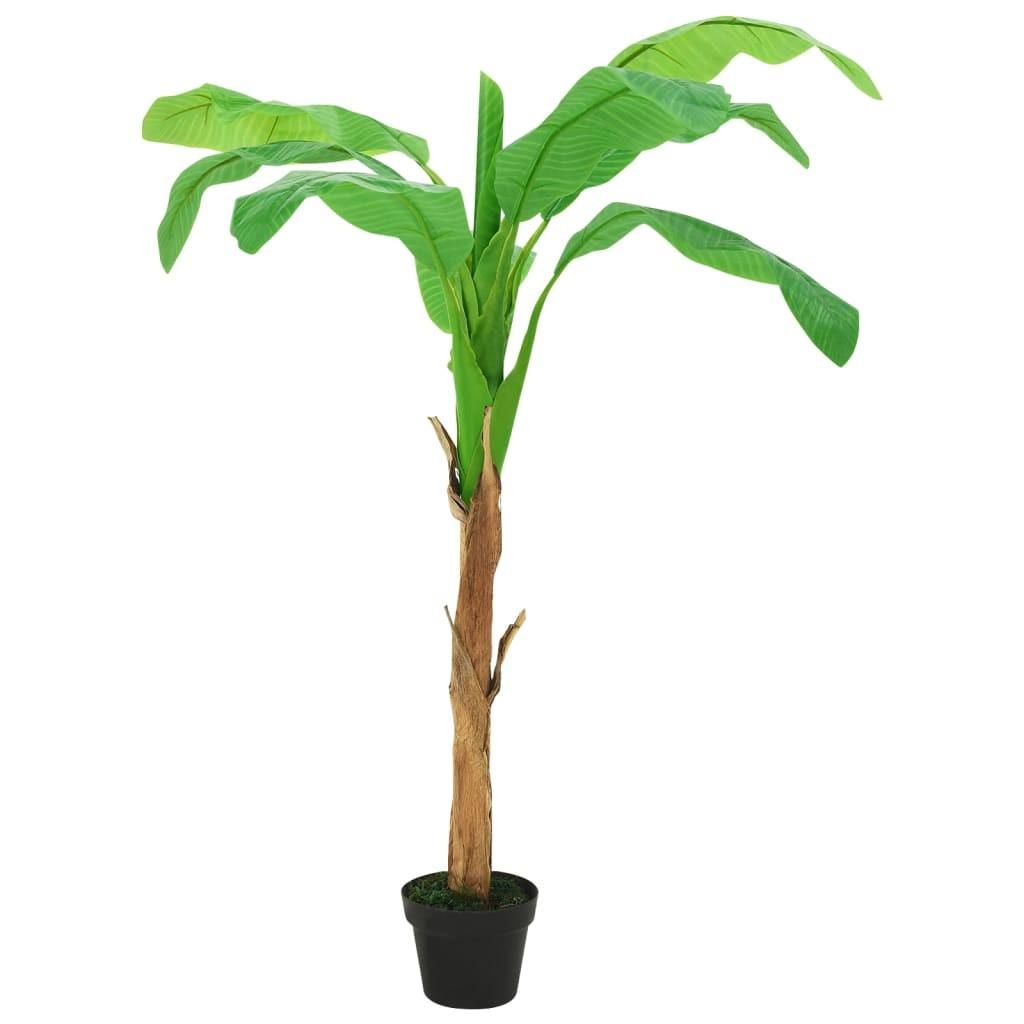 Kunstig Bananpalme Med Potte 165 Cm Gr n kunstig-bananpalme-med-potte-165-cm-gr-n