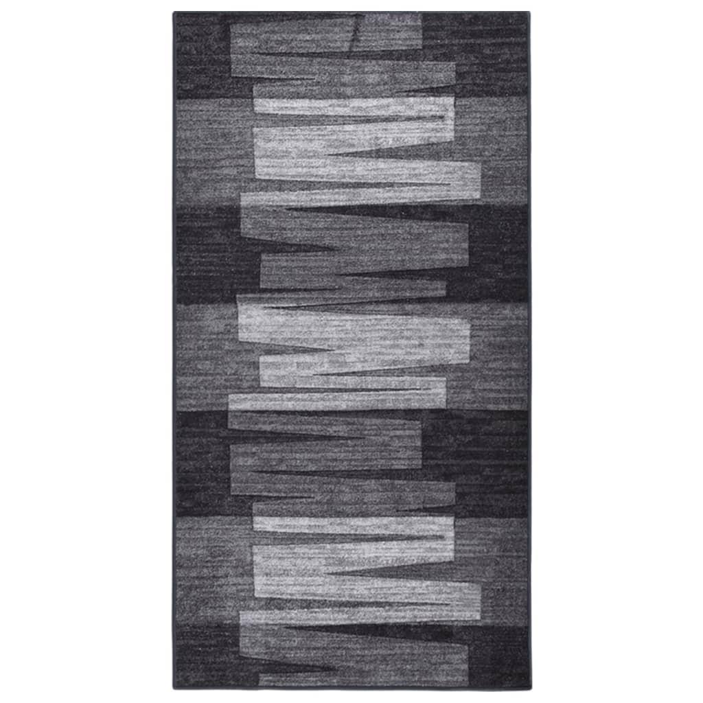 Tæppeløber 80x150 cm skridsikker bagside antracitgrå