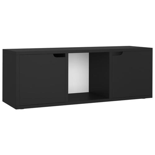 Tv-skab 88,5x27,5x30,5 cm spånplade sort