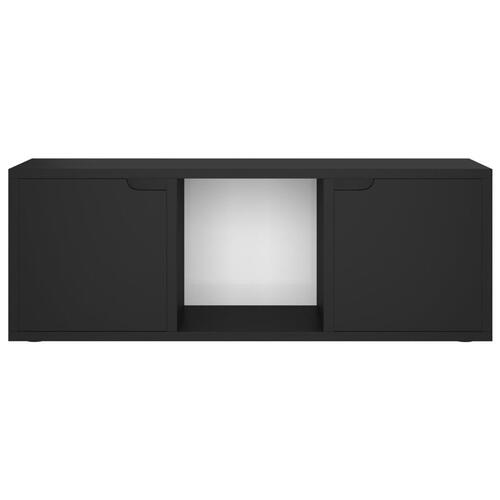 Tv-skab 88,5x27,5x30,5 cm spånplade sort